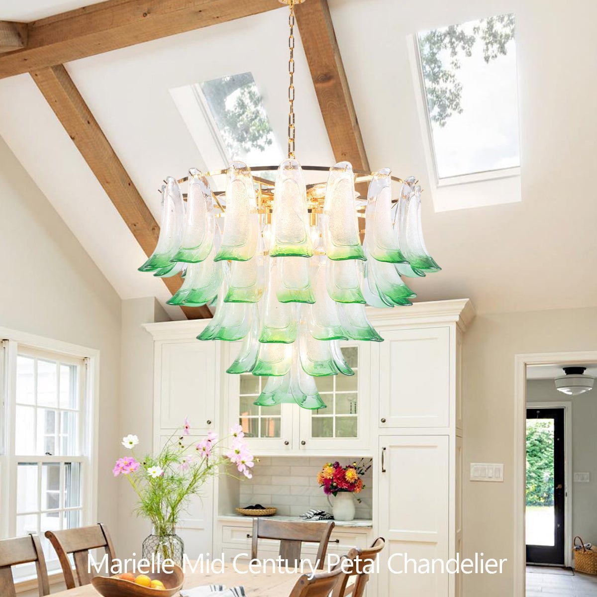 Marielle Mid Century Petal Chandelier - GILDLAMPS
