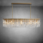Marigan Modern Rectangular Crystal Chandelier 60" - GILDLAMPS