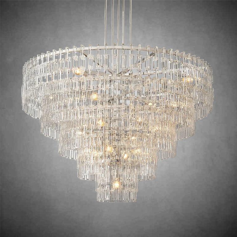 Marigan Multi-Tier Round Chandelier 36″ 48″ 60″ - GILDLAMPS