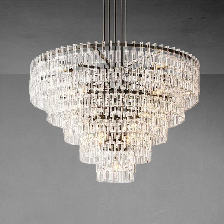 Marigan Multi-Tier Round Chandelier 36″ 48″ 60″ - GILDLAMPS