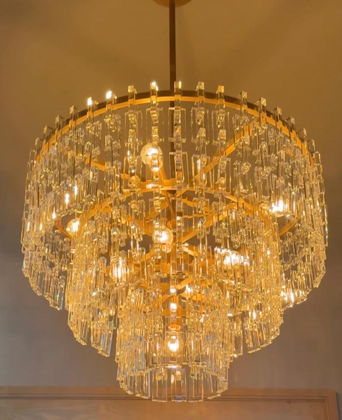 Marigan Multi-Tier Round Chandelier 36″ 48″ 60″ - GILDLAMPS