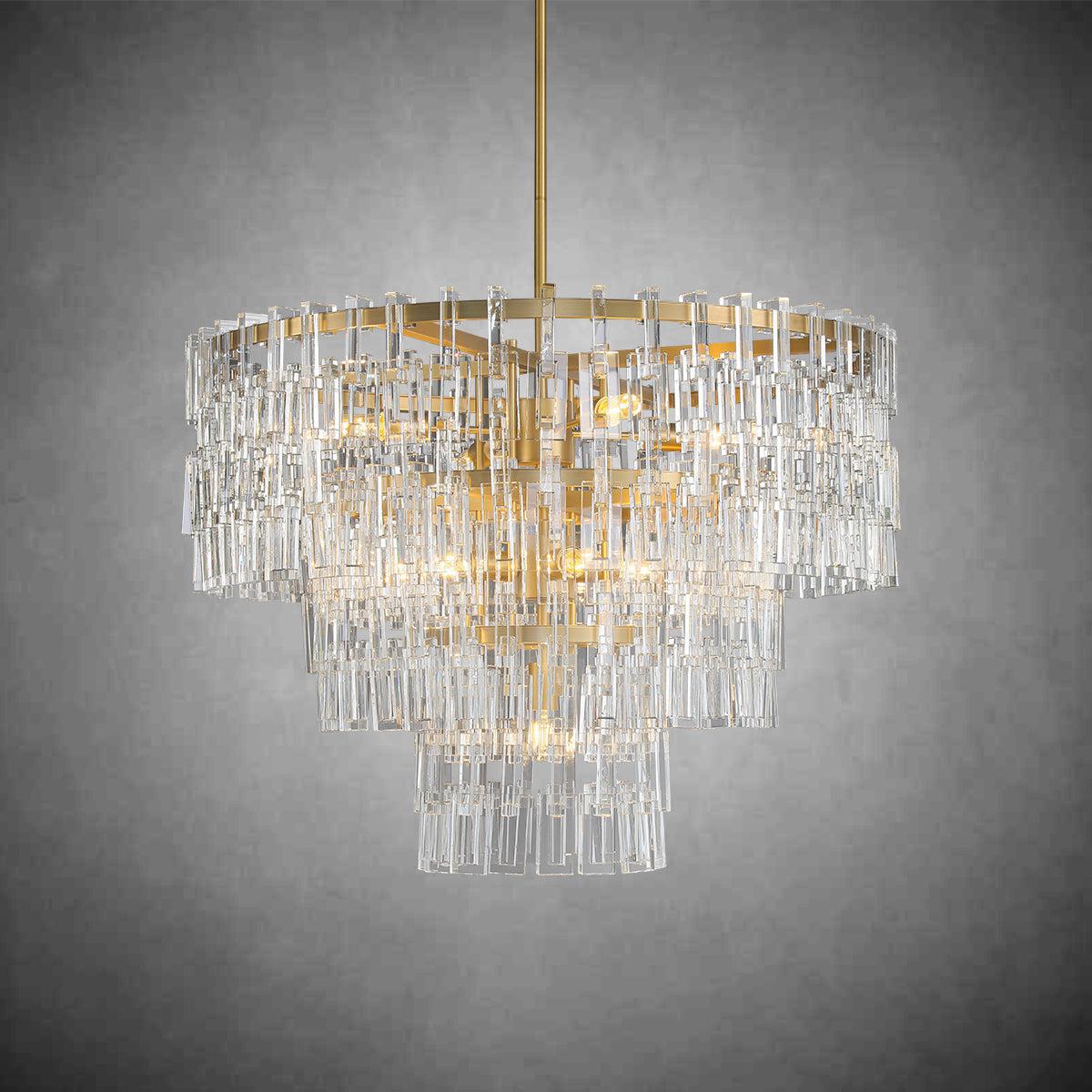 Marigan Multi-Tier Round Chandelier 36″ 48″ 60″ - GILDLAMPS