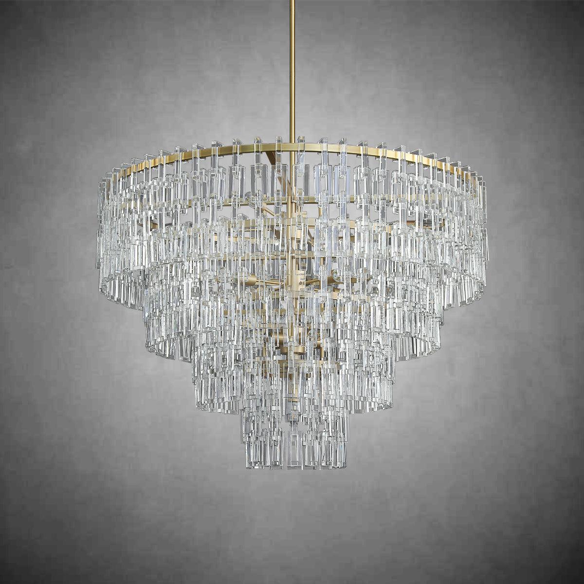 Marigan Multi-Tier Round Chandelier 36″ 48″ 60″ - GILDLAMPS