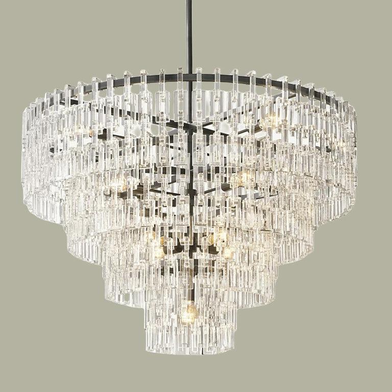 Marigan Multi-Tier Round Chandelier 36″ 48″ 60″ - GILDLAMPS