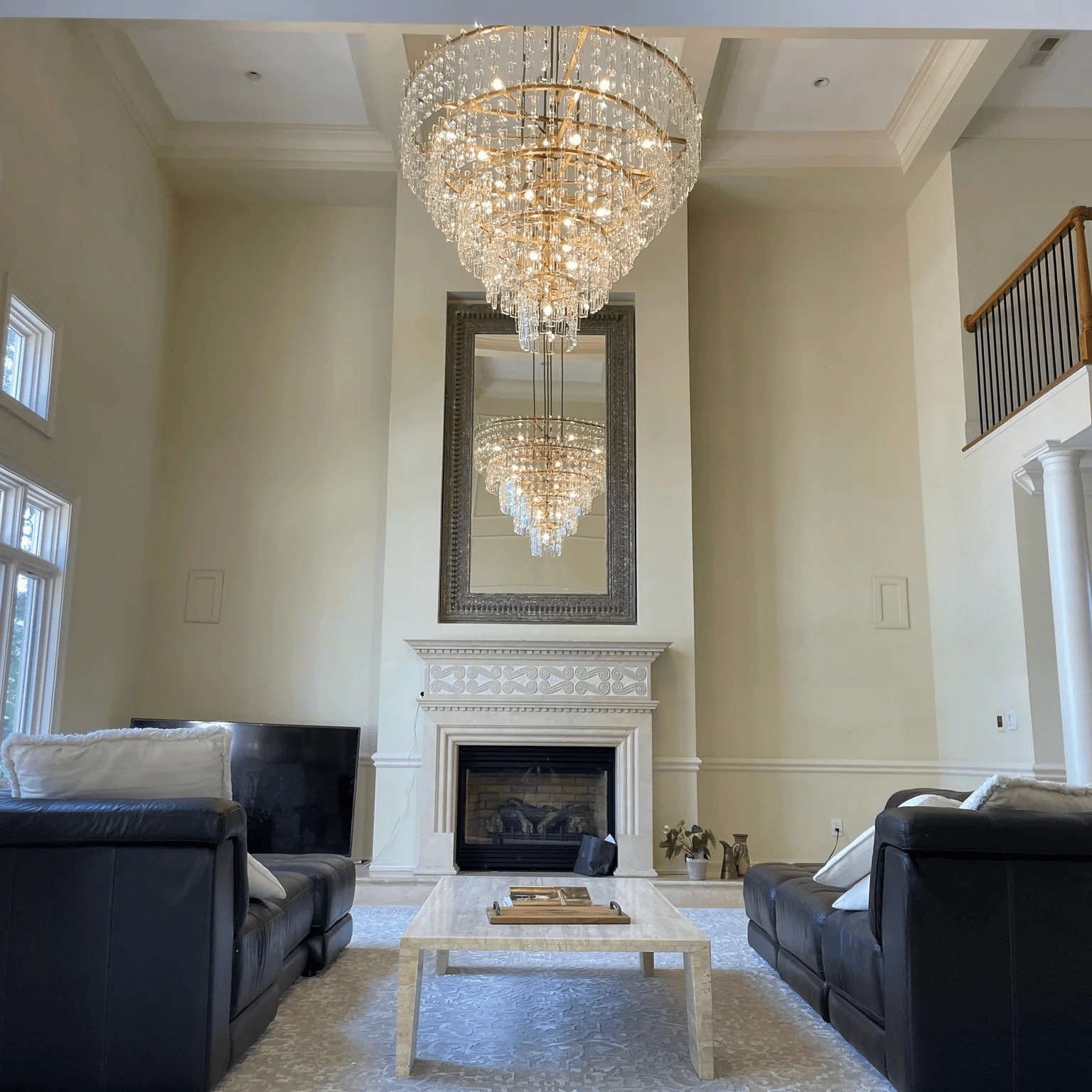 Marigan Multi-Tier Round Chandelier 36″ 48″ 60″ - GILDLAMPS