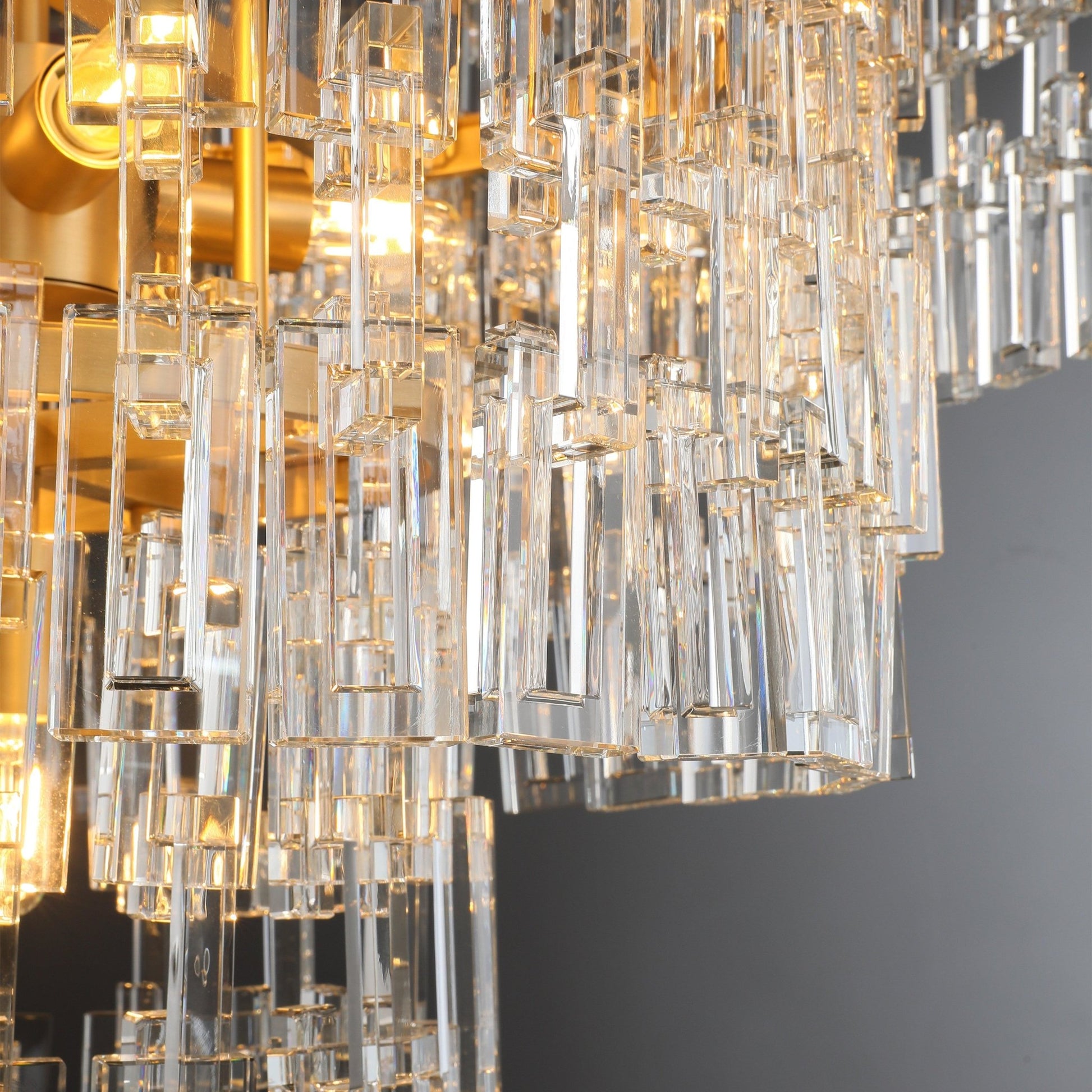 Marigan Multi-Tier Round Chandelier 36″ 48″ 60″ - GILDLAMPS