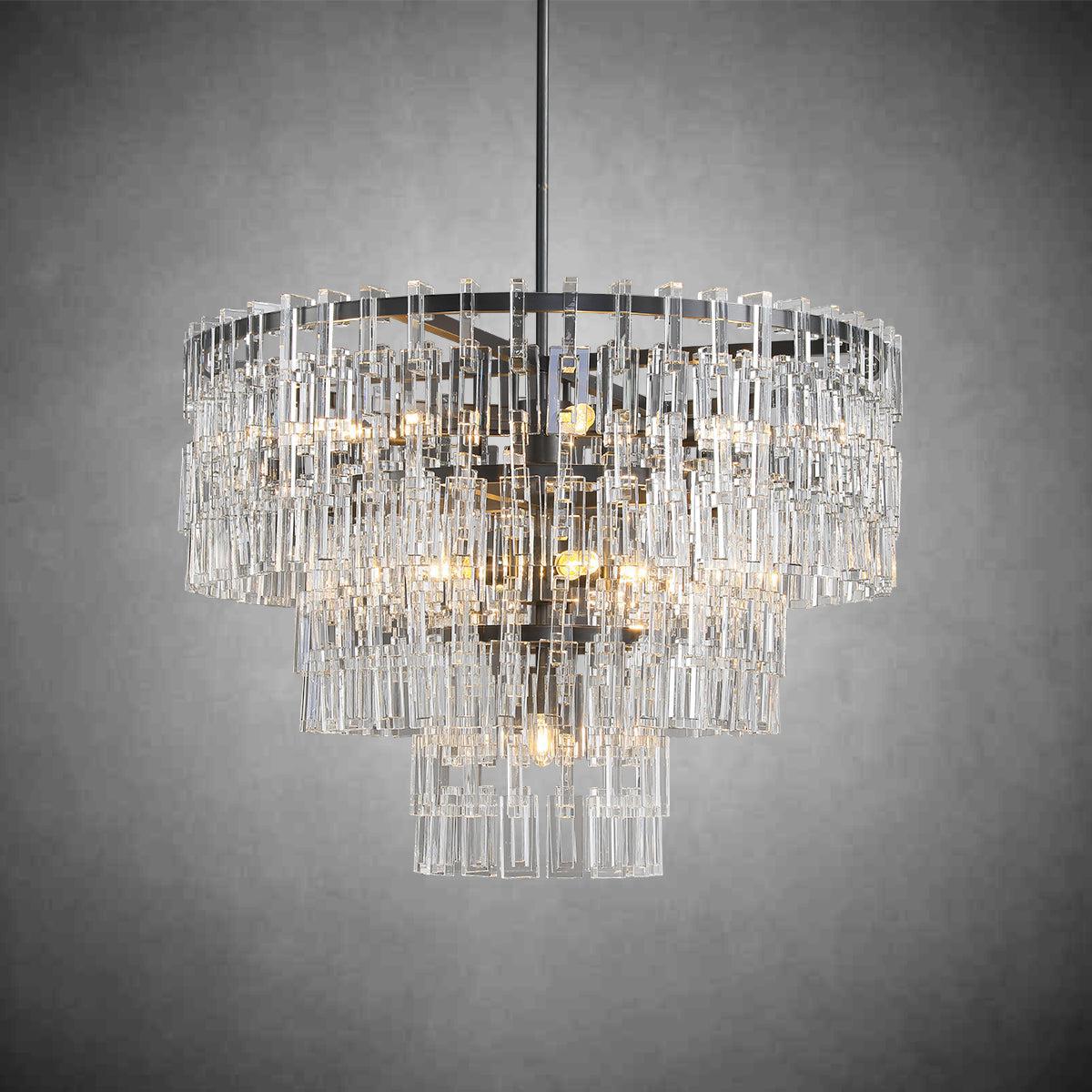 Marigan Multi-Tier Round Chandelier 36″ 48″ 60″ - GILDLAMPS