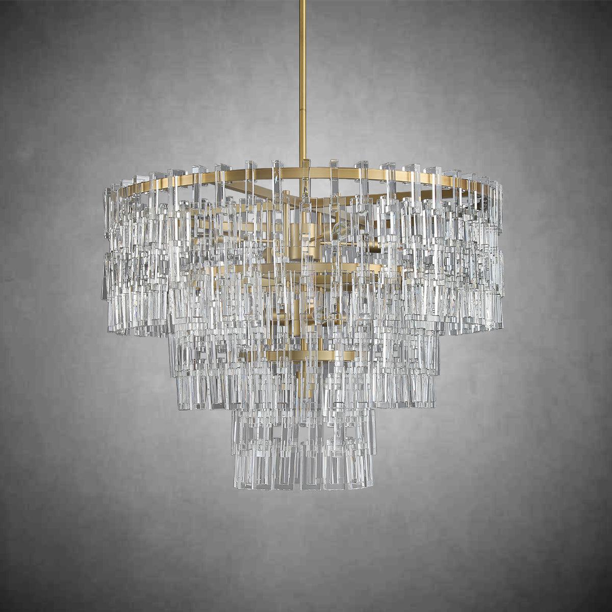 Marigan Multi-Tier Round Chandelier 36″ 48″ 60″ - GILDLAMPS