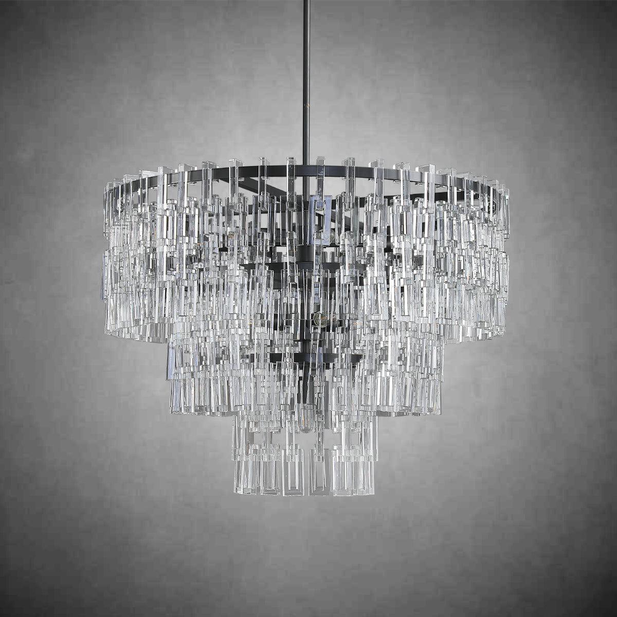Marigan Multi-Tier Round Chandelier 36″ 48″ 60″ - GILDLAMPS