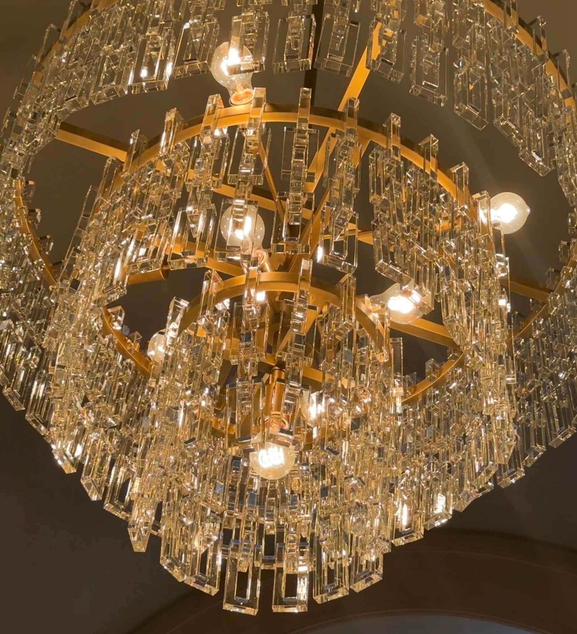 Marigan Multi-Tier Round Chandelier 36″ 48″ 60″ - GILDLAMPS