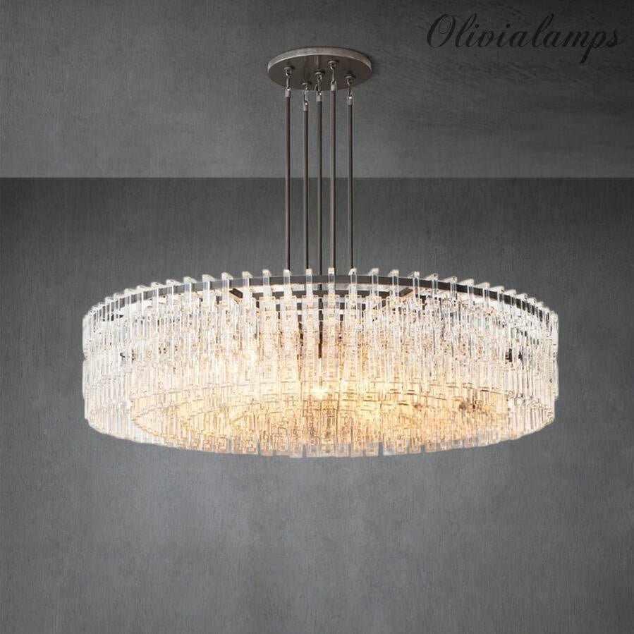 Marigan Round Chandelier 36''48''60" - GILDLAMPS