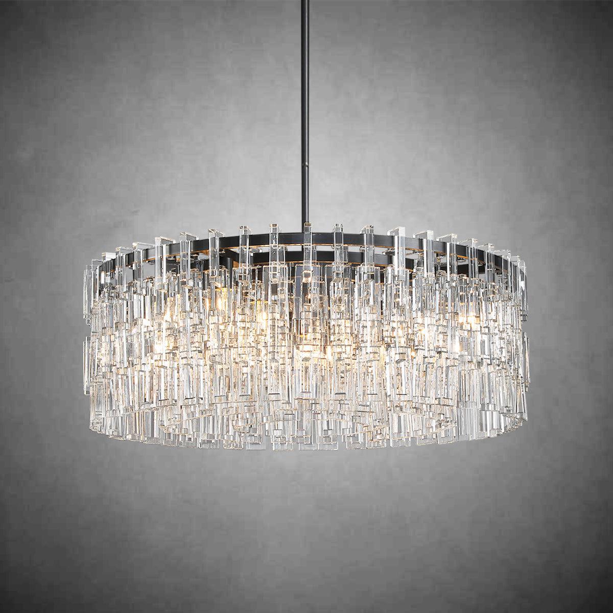 Marigan Round Chandelier 36''48''60" - GILDLAMPS