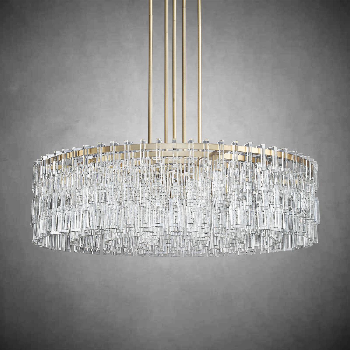 Marigan Round Chandelier 36''48''60" - GILDLAMPS