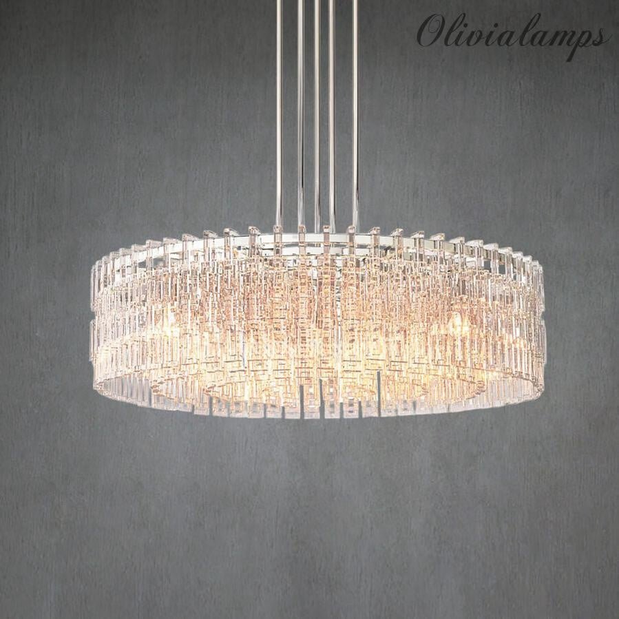 Marigan Round Chandelier 36''48''60" - GILDLAMPS