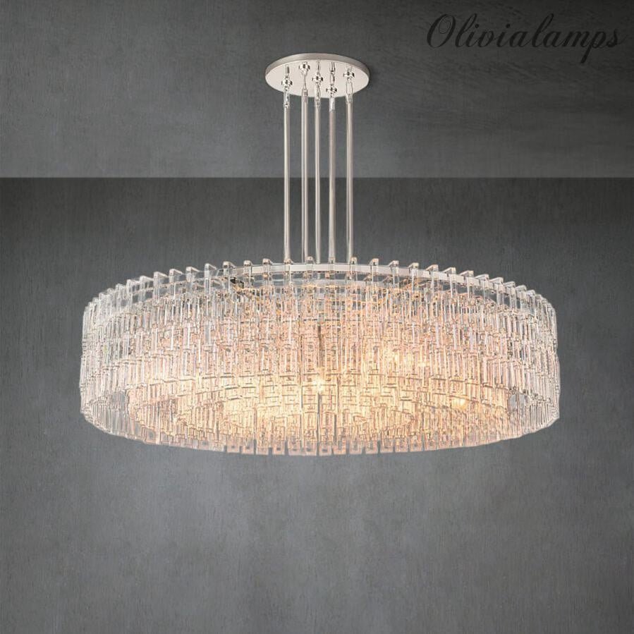 Marigan Round Chandelier 36''48''60" - GILDLAMPS