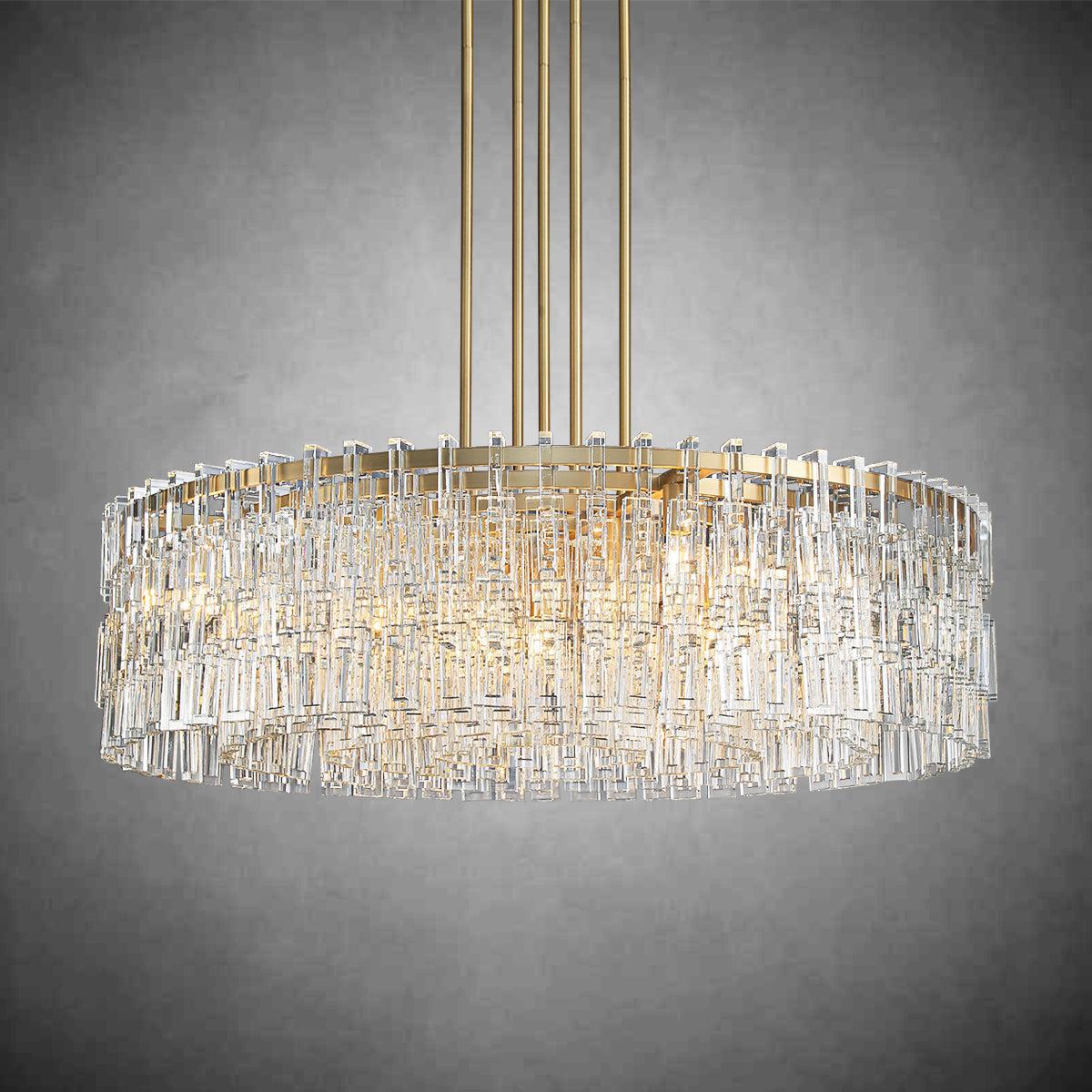Marigan Round Chandelier 36''48''60" - GILDLAMPS