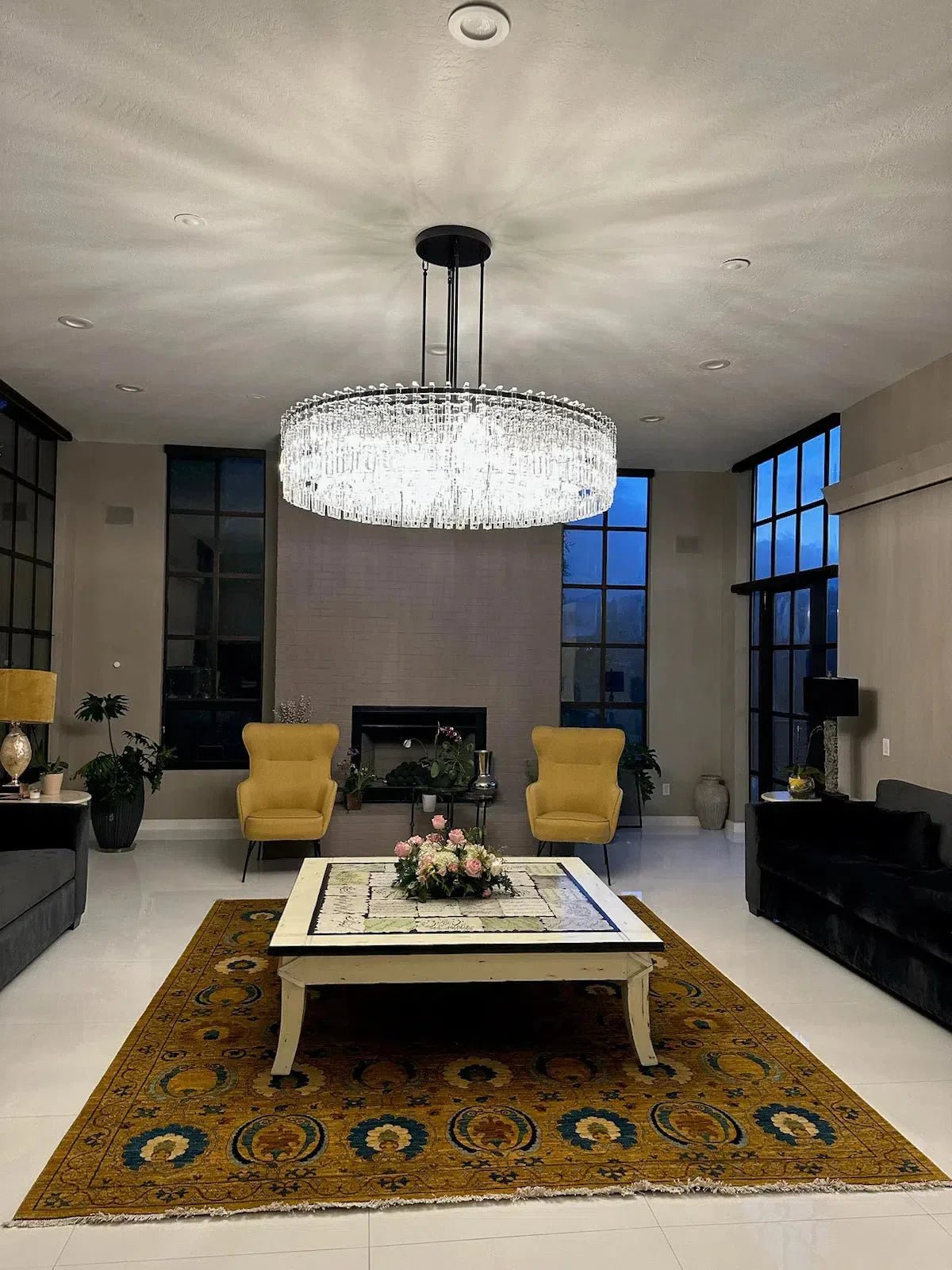 Marigan Round Chandelier 36''48''60" - GILDLAMPS