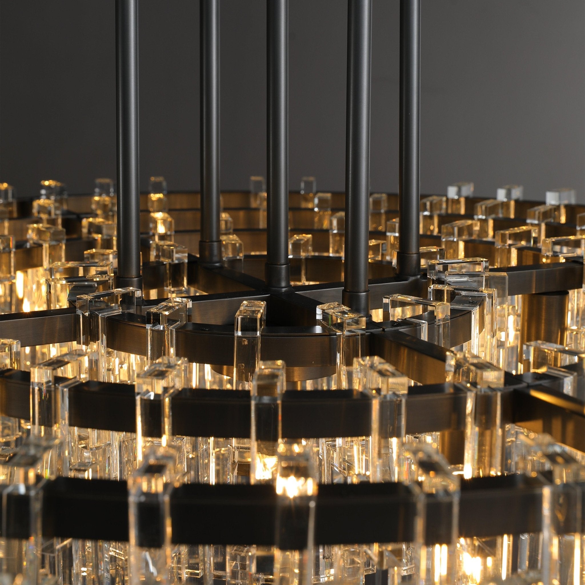 Marigan Round Chandelier 36''48''60" - GILDLAMPS