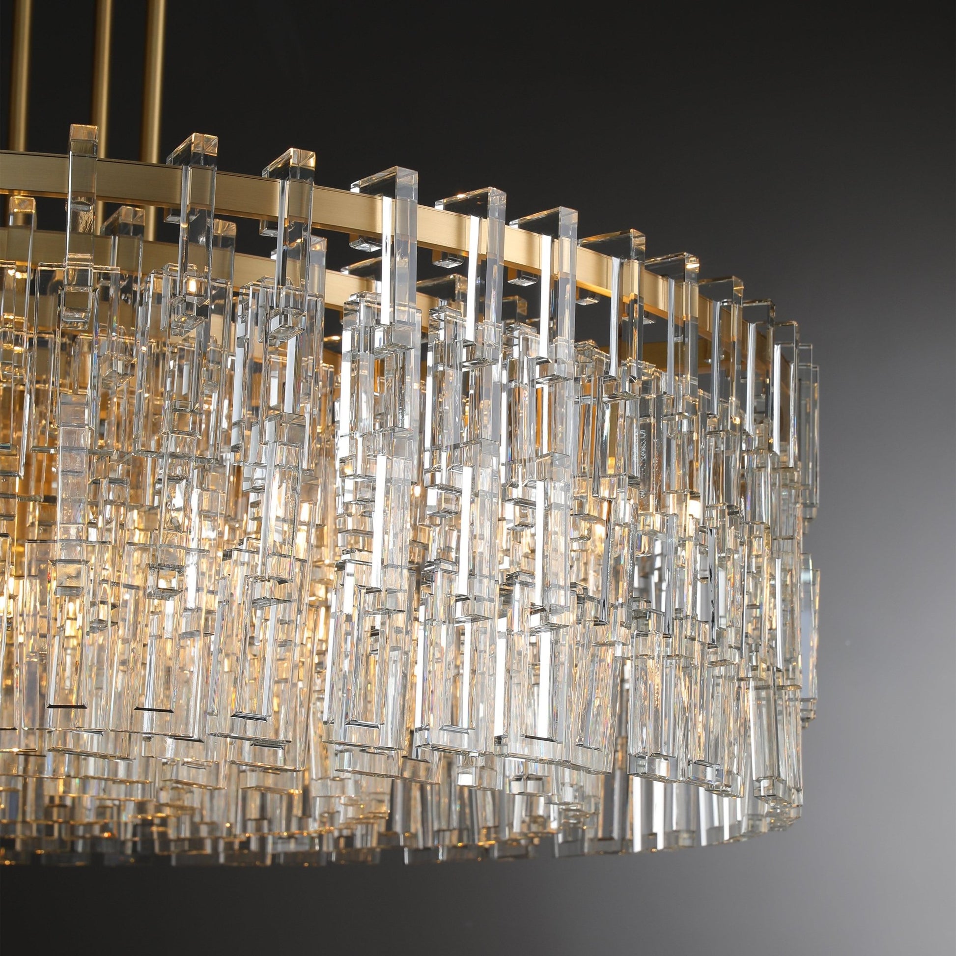 Marigan Round Chandelier 36''48''60" - GILDLAMPS
