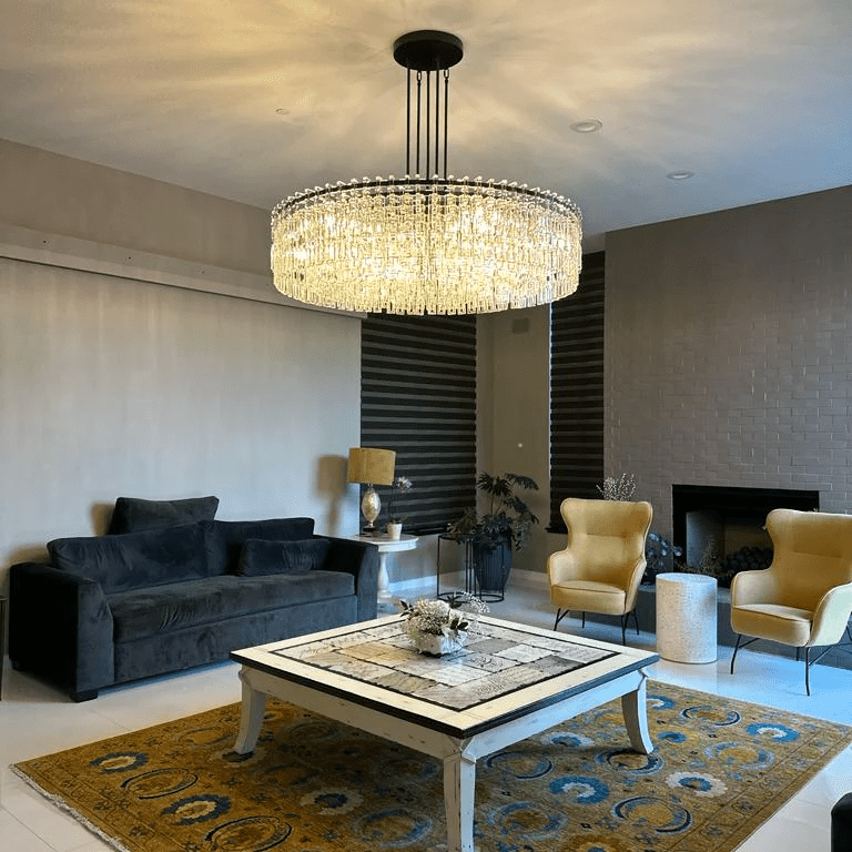 Marigan Round Chandelier 36''48''60" - GILDLAMPS