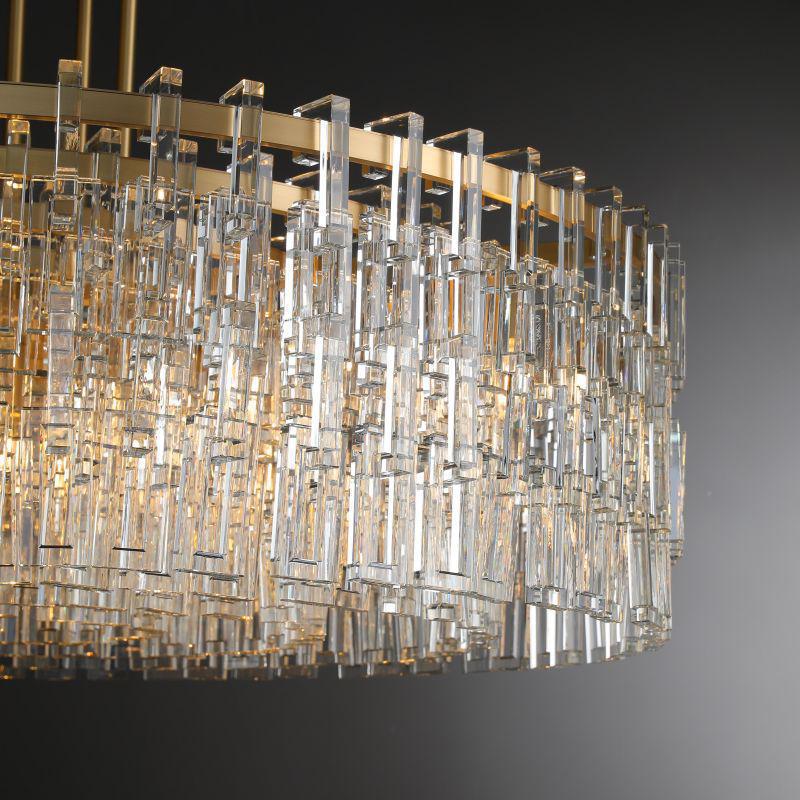 Marigan Round Chandelier 36''48''60" - GILDLAMPS