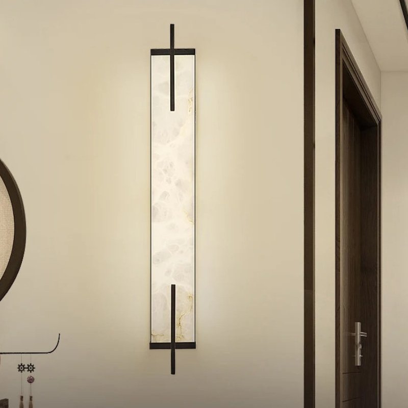 Maros Alabaster Wall Sconce For Bedroom - GILDLAMPS