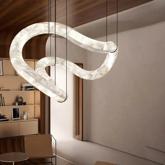 Mata Alabaster Chandelier - GILDLAMPS
