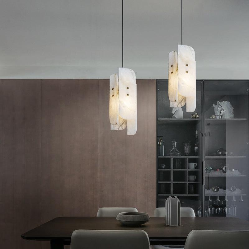 Megalith Mini Alabaster Pendant Light - GILDLAMPS