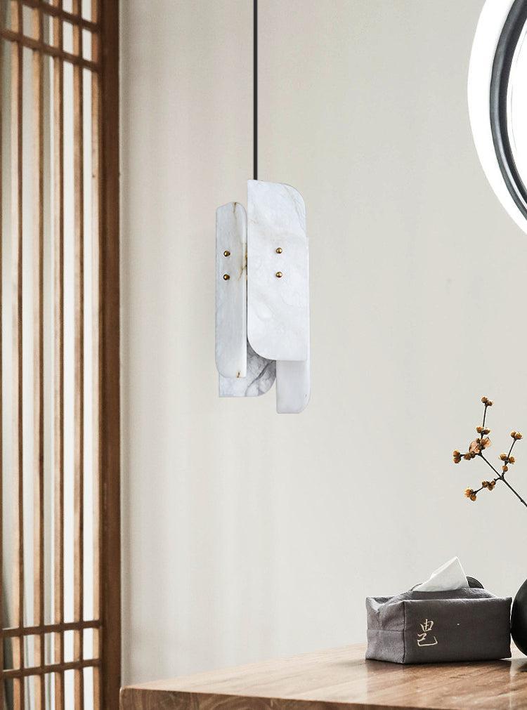 Megalith Mini Alabaster Pendant Light - GILDLAMPS
