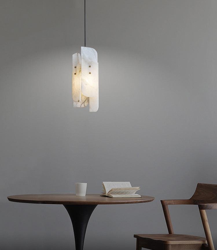 Megalith Mini Alabaster Pendant Light - GILDLAMPS