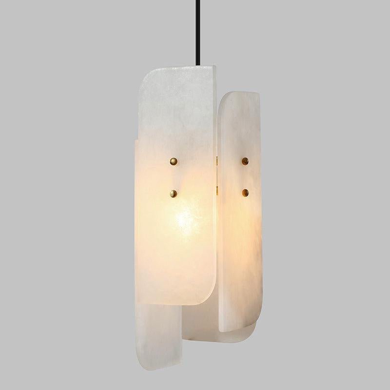 Megalith Mini Alabaster Pendant Light - GILDLAMPS