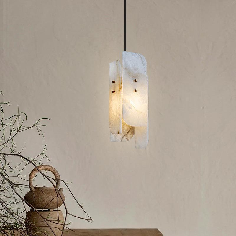 Megalith Mini Alabaster Pendant Light - GILDLAMPS