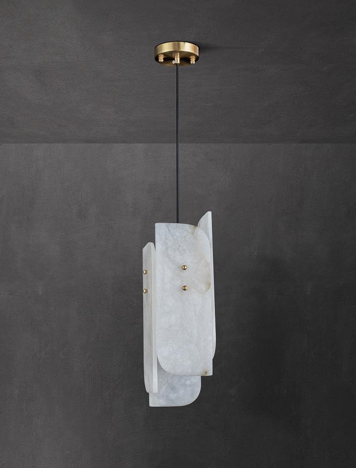 Megalith Mini Alabaster Pendant Light - GILDLAMPS