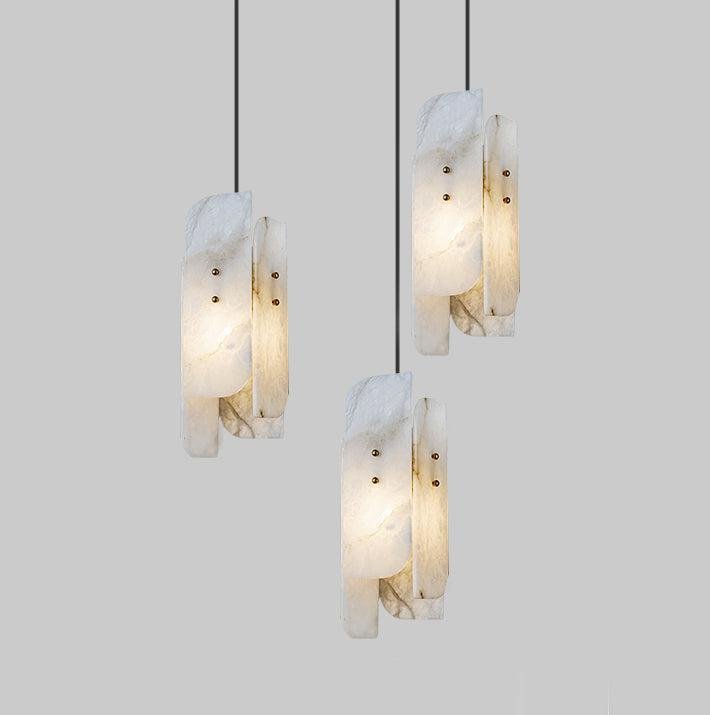 Megalith Mini Alabaster Pendant Light - GILDLAMPS