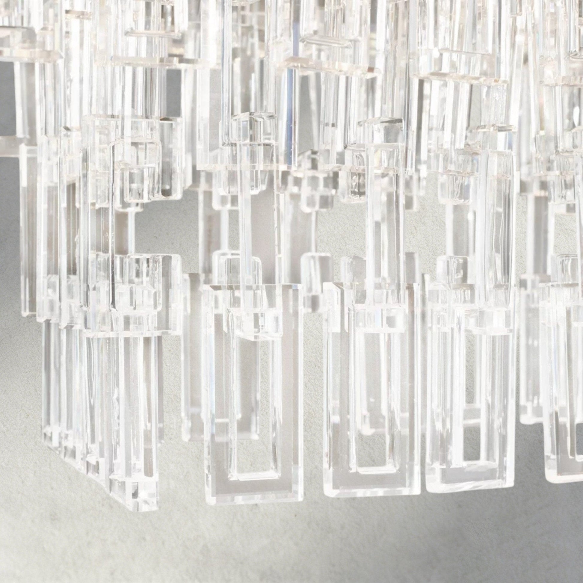 Merlyna Tiered Rectangular Chandelier 60", 72" - GILDLAMPS