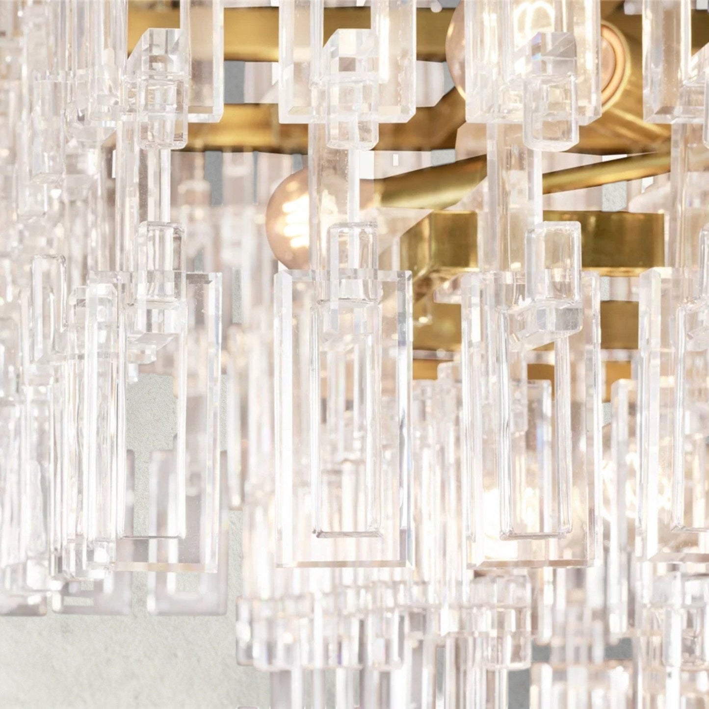Merlyna Tiered Rectangular Chandelier 60", 72" - GILDLAMPS