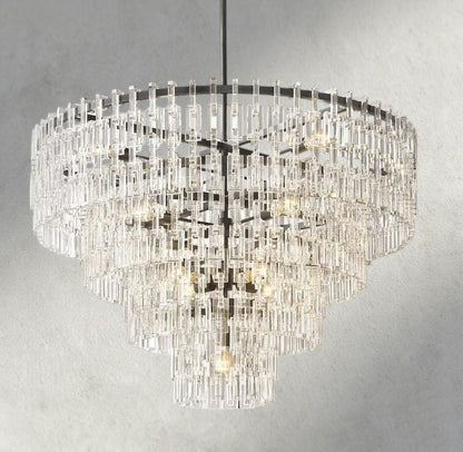 Merlyna Tiered Round Chandelier 36", 48", 60" - GILDLAMPS