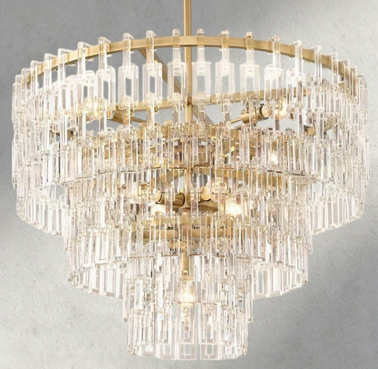 Merlyna Tiered Round Chandelier 36", 48", 60" - GILDLAMPS