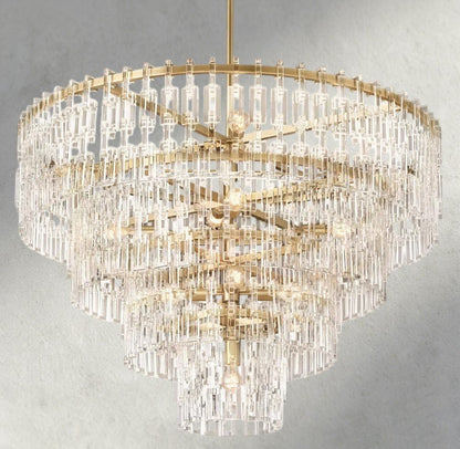 Merlyna Tiered Round Chandelier 36", 48", 60" - GILDLAMPS
