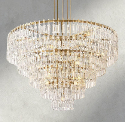 Merlyna Tiered Round Chandelier 36", 48", 60" - GILDLAMPS
