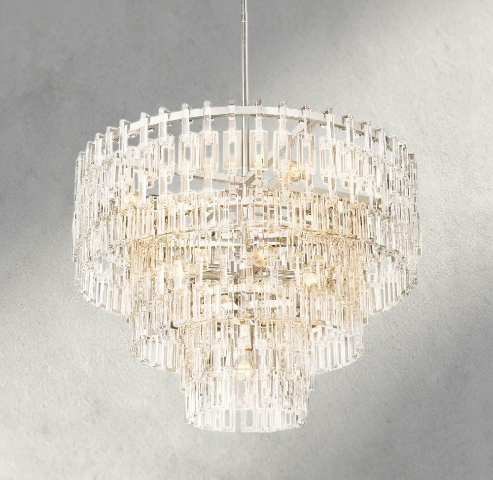 Merlyna Tiered Round Chandelier 36", 48", 60" - GILDLAMPS