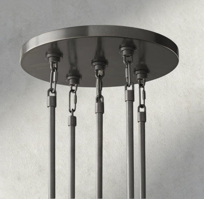 Merlyna Tiered Round Chandelier 36", 48", 60" - GILDLAMPS