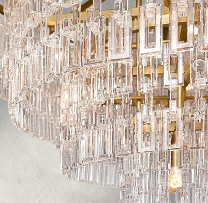Merlyna Tiered Round Chandelier 36", 48", 60" - GILDLAMPS