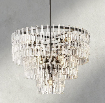 Merlyna Tiered Round Chandelier 36", 48", 60" - GILDLAMPS