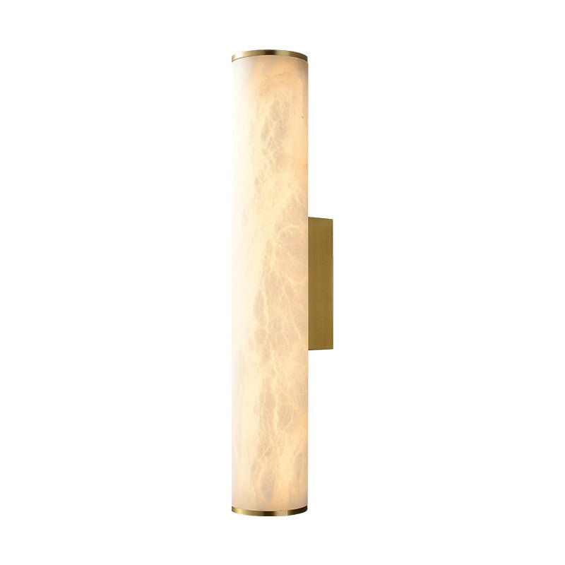 Modern Alabaster Bathroom Sconce - GILDLAMPS