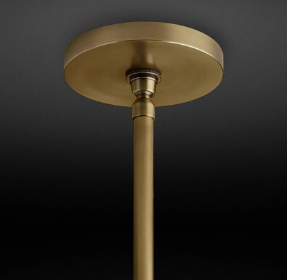 Modern Alabaster Hand Carved Cylinder Pendant Light - GILDLAMPS