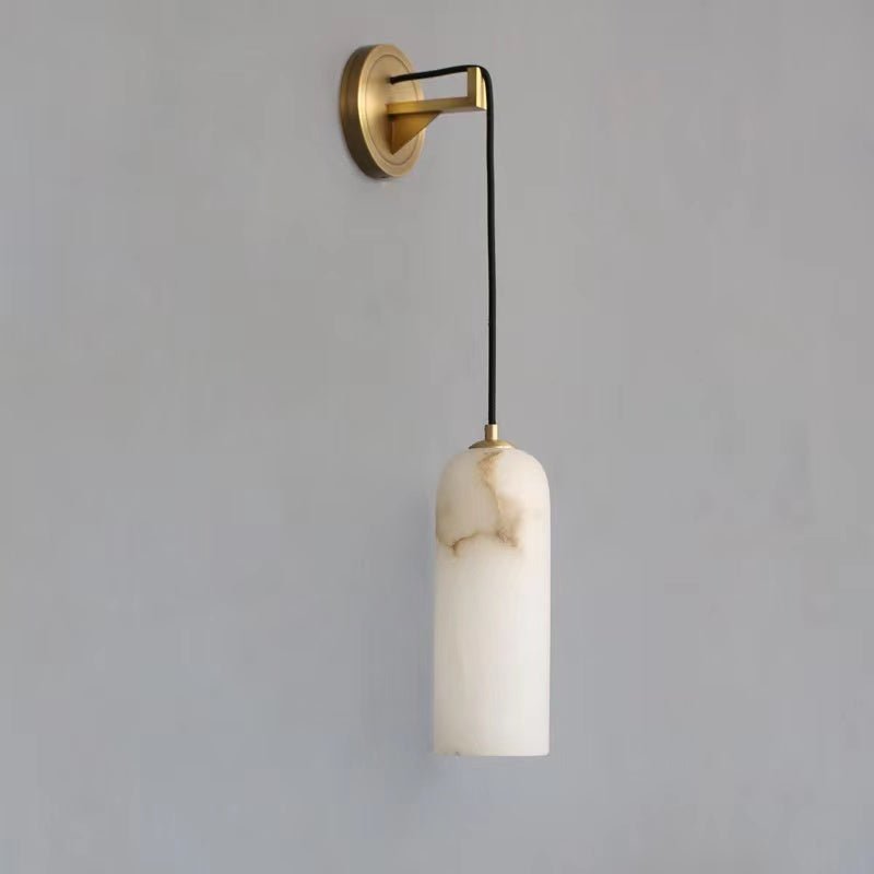 Modern Alabaster Wall Sconce, Wall Lamp For Living Room,Bedroom - GILDLAMPS