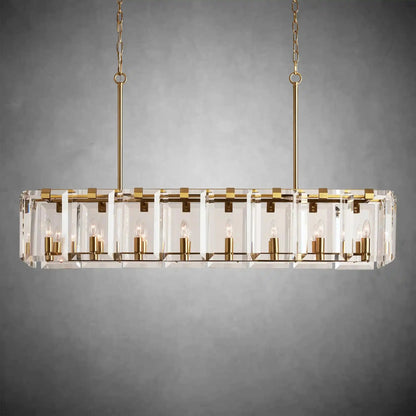 Modern Amaya Rectangular Chandelier - GILDLAMPS