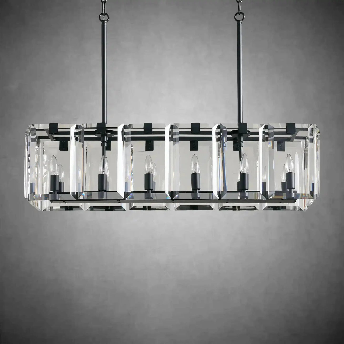 Modern Amaya Rectangular Chandelier - GILDLAMPS