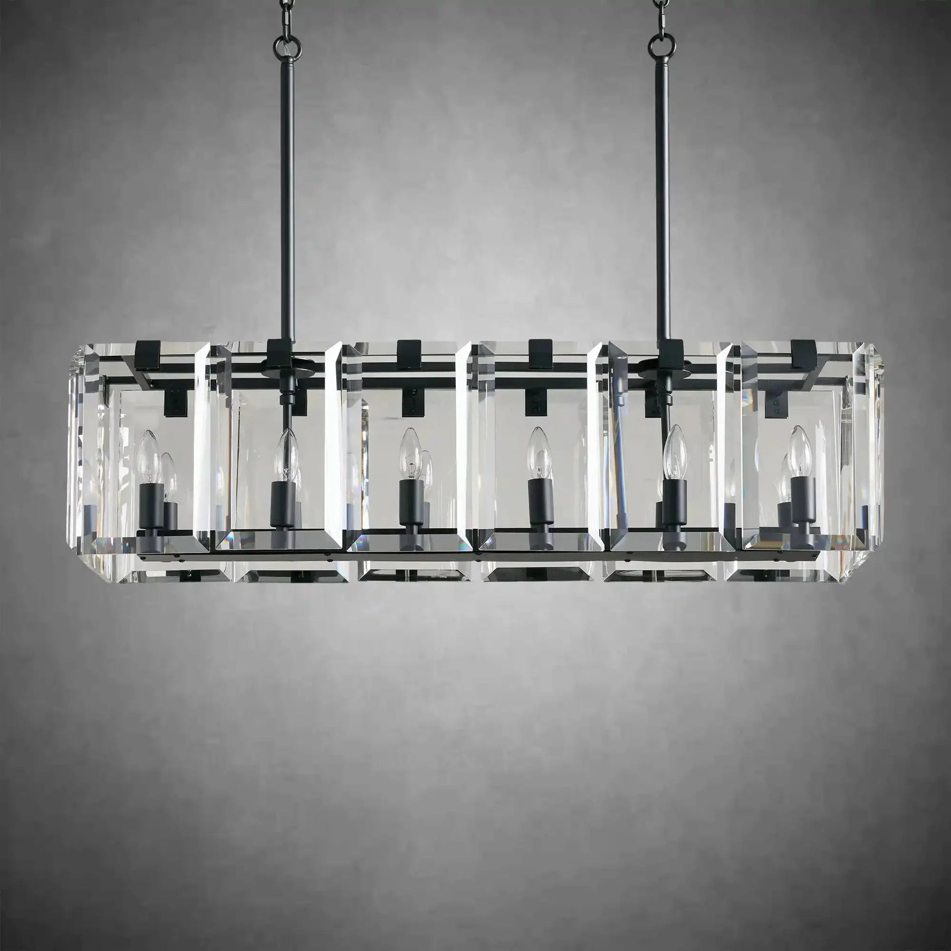 Modern Amaya Rectangular Chandelier - GILDLAMPS